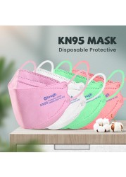 ffp2fan Elough kids mask 10-100pcs niños ffp2 mascarillas fpp2 gay respiratory kn95 face mask CE certification