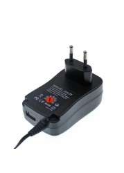 AC 110-240V DC 5V 6V 8V 9V 10V 12V 2A Universal Power Adapter Supply Charger adapter EU US AU UK Adjustable power adapter