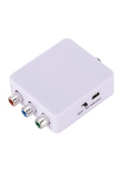 New Mini YPBPR to CVBS Converter Video Component to AV Converter for TV Display