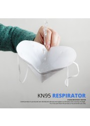 5-200pcs KN95 Face Mask 5 Layer Filter Dust Port PM2.5 mascarillas FFP2 Nonwoven Health Protective N95 Mask Fast Delivery