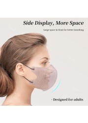 Elough Morandi 3D Mask for Mascaras kn95 korean fish mask ffp2fan adult 4L Ayers FFP 2 KN95 Mask KN 95 Mask Black