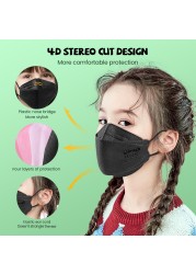 Elo FPP2 Masks For Kids 6-12 Years Korean Fish Mascarilla Infantil FPP2 Resale 4 Layers FFP2 KN95 Mask For Kids