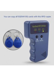 125KHz RFID Programmer Simple Operations Duplicator LED Lights & Buzzer Indicator Reader Writer ID Card Cloner & Key