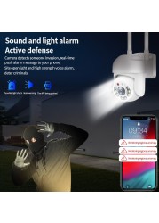 5G IP Camera WiFi PTZ 2MP Outdoor AI Human Detection Mini Camera H.264 P2P Audio Security Surveillance CCTV TUYA Night Version