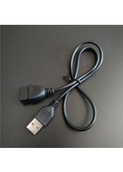 0.6/1.5M USB 2.0 Male to Female USB Cable Extender Cord Wire Super Speed ​​Data Sync Extension Cable for Laptop Keyboard