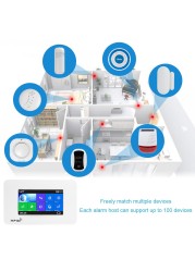 Awaywar- Smart Home Security Alarm System, Compatible with Tuya IP Camrea, WiFi and GSM, Anti-burglary