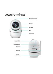 1620P Wireless IP Camera WiFi 360 CCTV Camera Mini Pet Video Surveillance Camera with WiFi Baby Monitor ycc365 1080P Smart Home