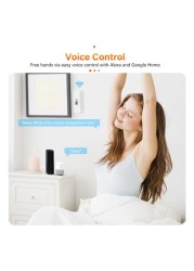 Tuya ZigBee Temperature Humidity Sensor Remote Control Smart Home App Control Works with Google Assistant Alexa