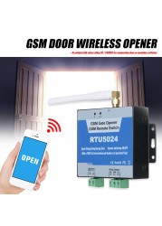 RTU5024 GSM Gate Opener Relay Switch Wireless Remote Control Door Access Long Antenna Free Call 850/900/1800/1900MHz Door Opener