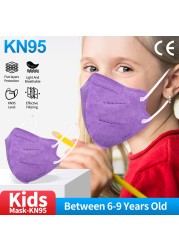 10/20/50pcs ffp2mask niños 6-9old mask for children kn95 mascarillas niños ce washable kids ffp2reutilizable fpp2 infantil masks