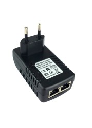 CCTV Security Surveillance PoE Power Supply 48V 0.5A 24W POE Wall Plug PoE Ethernet Adapter IP Camera Phone US EU Plug