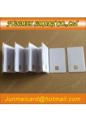 SLE 4428 Contact IC Chip Big - White PVC Smart Card 30mil Glossy Card Blank Contact Card