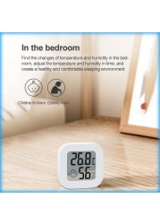 AUBESS Tuya Zigbee Temperature Humidity Sensor Indoor Hygrometer Hygrometer Lifetime Smart Alexa Google Home Assistant