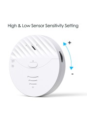 130dB Door and Window Vibration Alarm Tuya WiFi Home Protection Anti-theft Alarm Works with Alexa Google Home