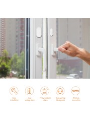 Ostaniot Tuya 433Mhz Automatic Home Alarm System Smart Wireless Sensor Door and Window Detector Door Open/Close Code