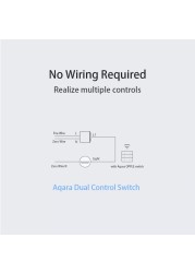 2022 2020 Original Aqara Opple Wireless Smart Switch International Version ZigBee 3.0 Work with Mijia App Apple HomeKit Wall