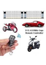 4 Buttons Duplicator Metal Clone Key Remote Control 315MHz 433MHz Fixed Learning Code for Garage Door Home Car Gate