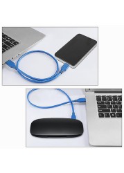 USB 3.0 Data Cable High Speed ​​USB A Male to Male Cable 0.6M AM/AM Extension Cable