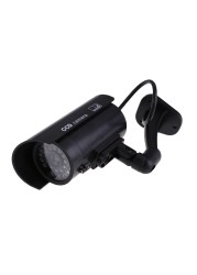 Home Waterproof Hotels Office Shops Safety Parks LED Light Easy to Use Warning Simulation Camera