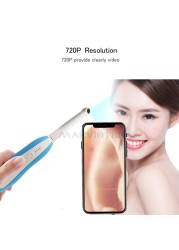Wireless Dental Camera WIFI Intraoral Endoscope HD LED Light Inspection Monitoring for Dentist Oral Real Time Video Dentist Tools