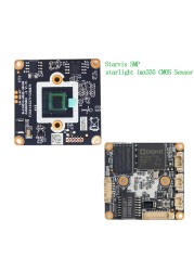 H.265 8MP Starlight IP Camera Module CCTV POE 4K Network Camera Board Two Way Audio Sony IMX335 Sensor 1080P 5M Optional RTSP