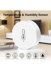 Tuya Smart ZigBee 3.0 Temperature and Humidity Sensor Battery Powered with Tuya Smart Life Alexa App