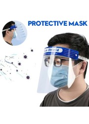 Protective Mask Transparent Full Face Shield Masks Anti Saliva Splash Protective Eye Protection Full Face Mask Cover Protective Mask