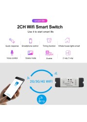 EWeLink WiFi Smart Switch Garage Door Opener Gate Timer Controller Compatible with Alexa Echo Google Home IOS Android