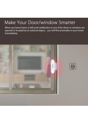 Tuya WiFi Door Sensor, Smart Door Open/Closed Detector, Smart Life APP WiFi Window Sensor Home Alarm Work with Alexa, Google Home