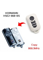 1 قطعة hörmann HS HSS HSE HSD HSP 1 2 4 5 868 BS التحكم عن بعد HSE2 HSE4 HS1 HS4 HS5 HSS4 HSP4 HSD2 بوابة كراج عن بعد 868MHz