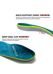 Flat Feet Arch Support Orthotic Insoles Men Women Plantar Fasciitis Heel Pain Orthotic Insoles Sneakers Shoe Inserts