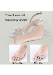 Anti-Slip Insole for Women Shoes High Heel Sandals Slippers Gel Insoles Flat Arch Support Massage Foot Care