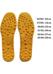 High quality orthopedic insole arch support insole soft rubber sports health care physiotherapy acupuncture point massage insole