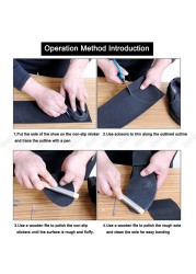 Sunvo - Rubber Shoe Sole Repair Patches, Non-Slip Outsoles, Repair Patch