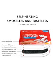 10 Pairs Heating Insole Stickers Hot Self Heating Foot Warmers Heating Pads Heat Warming Winter Body Warmer Sticker Long Lastin Outdoor