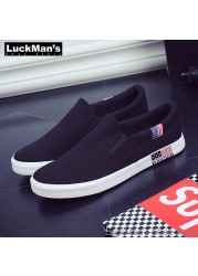 LuckMan - Men's Breathable Casual Shoes Canvas Shoes Spring Season Wholesale 2019