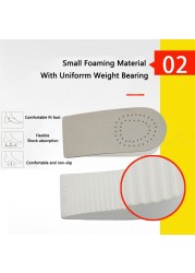 Invisible Half Insoles for Women Shoes Insert Height Heel Pads Shoe Lift Height Insoles Foot Care Concave Heel Cushion Pad