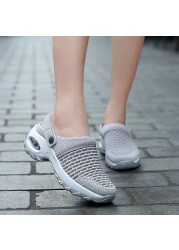 2022 New Women's Shoes Non-slip Thick Sole Sandals Women's Breathable Mesh Sandals Outdoor Walking Slippers