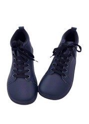 Barefoot leather shoes with Linning fabric inside for women and children