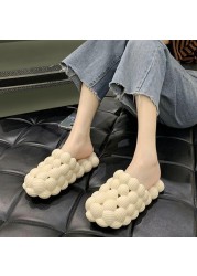 Bubble Slides Slippers Women Foot Massage Sandals Couple Home Indoor Bathroom Non-slip Slippers Sandals Slipper Relief Gift