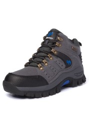 Men's hiking boots, suede men's hiking boots, comfortable and resistant shoes, classic and fashion style