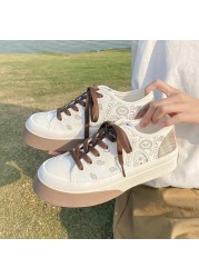 bandana shoes summer 2022 fashion patchwork plaid women casual espadrilles students daily wear lace up canvas sneakers