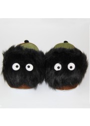 28cm New Cartoon My Neighbor Totoro fairy Dust Plush Slipper Winter Indoor Slippers For Adults Free Shipping