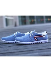 Men Casual Shoes Slip On Italian Loafers Canvas Shoes Breathable Male Driving Shoes 2020 New Fashion Flats Zapatos De Hombre