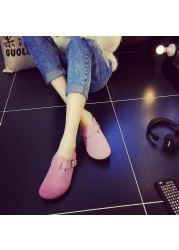 Summer Hot Men Slippers 2020 Fashion Closed Toe Shoes New Suede Sandals For Men Women Garden Unisex Plus Size 35-46