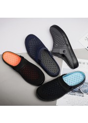 Casual Breathable Men Sandals Summer Outdoor Lightweight Fashion Slippers New Arrivals Slip On Male Mesh Beach Shoes For Male