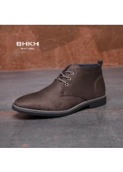 BHKH 2022 Men's Shoes Winter/Autumn New Business Classic Ankle Boots Casual Smart Formal Dress Business Shoes