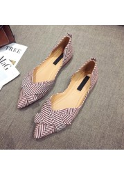 Fashion Flats For Women Shoes 2022 Boat Shoe Pointed Toe Casual Slip On New Stylish Woman Shoes Female Chaussure Femme Shoes