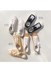 Brand 2022 New Women's Canvas Shoes Flat Shoes Woman Retro Classic Women's Vulcanizing Shoes Low Cut Lace-up Designer Sneakers