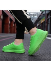 2022 Fashion Women Sneakers Vulcanized Shoes Lover Lace-up Casual Shoes Orange Basket Shoes Breathable Walking Sewing Men Flats